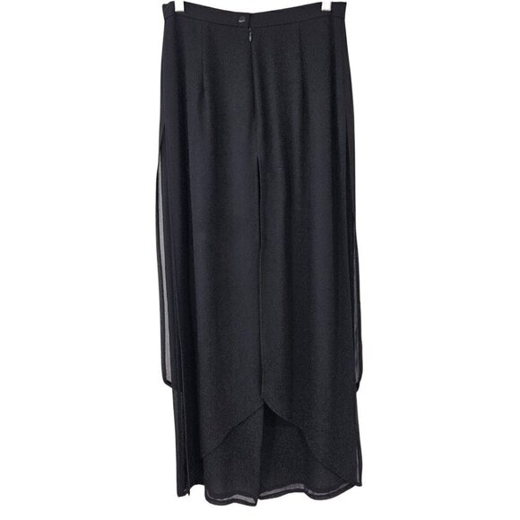 Joseph Ribkoff Trends Crepe Layered Palazzo Pants Black Women’s Size 12 Cocktail - Picture 2 of 13
